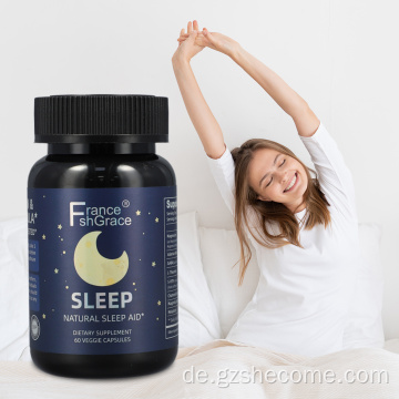 Herbal Shecome Melatonin natürliche Schlafmittel-Schlafkapseln